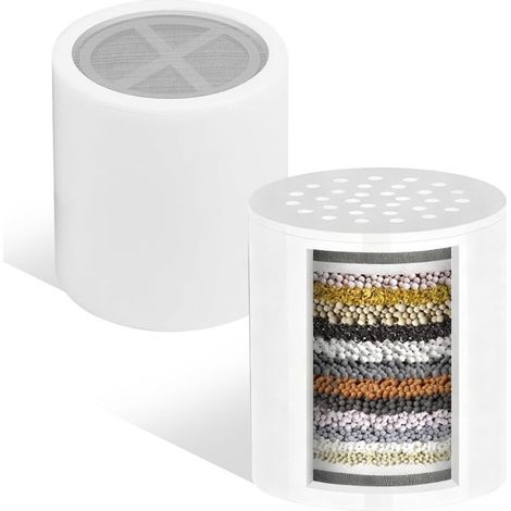CCYKXA2 Pièces Filtre de Douche 30 Étapes, Cartouche Filtrante Remplaçable Universelle à Rendement pour Filtre de douche, Filtre Eau Douche pour Éliminer (1/5)
