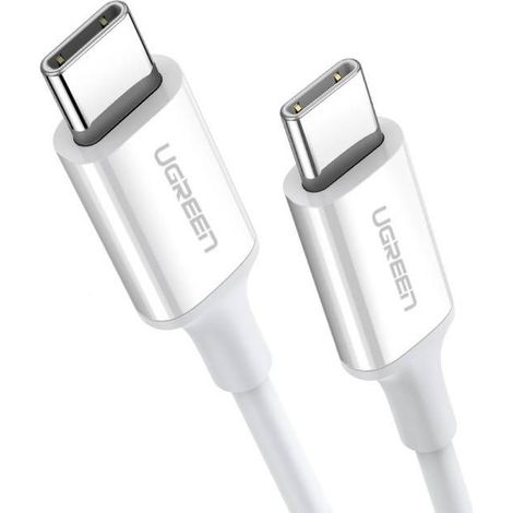 Câble USB-C - USB-C PD QC AFC 1,5 m - blanc (1/5)