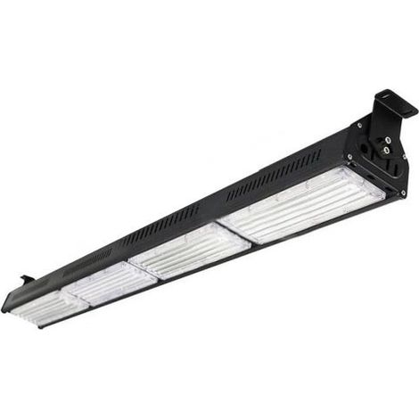 200W LED SOSPENSIONE LINEARE CORPO NERO 6000K - Luce FREDDA (1/5)