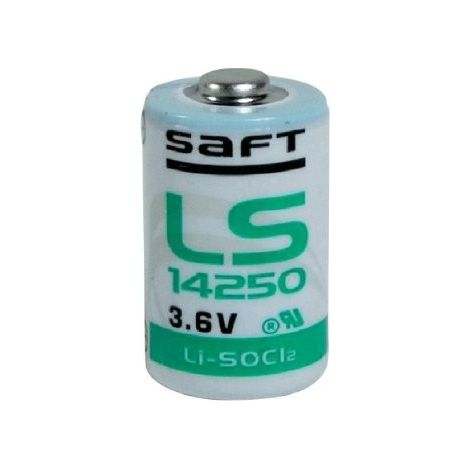 Lithium-Batterie 1/2AA 3,6V 1300mA 14,5x25mm ER14250 SAFT