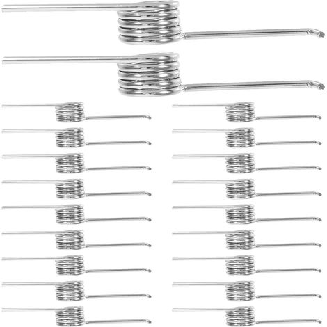 20 Ressorts de Torsion en Acier Inoxydable pour Couvercle de Poubelle, 4 Spires, Fonctionnement Silencieux, Élimine les Ouvertures Accidentelles, pour Projets de Menuiserie (1/5)