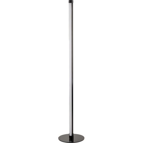 Lampadaire Lampadaire de salon LED avec télécommande Lampadaire avec contrôle par application, métal, fonction mémoire de mode musique à changement de couleur, 60x LED, DxH 20x105cm (1/5)