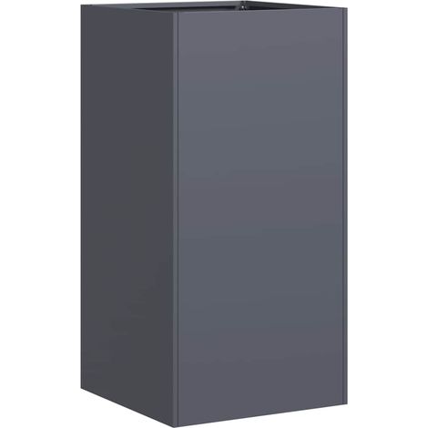 Maison Exclusive - Pflanzkübel Anthrazit 40x40x80 cm Kaltgewalzte
