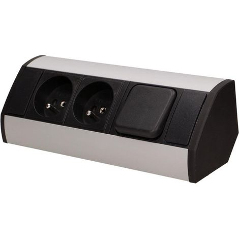 Presa per mobili 2x250V, interruttore OR-GM-9002/B-G (1/5)