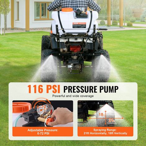 Pulvérisateur pour VTT UTV 60 L Pulvérisateur Mauvaises Herbes (1/5)