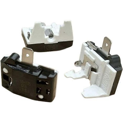 Protection thermique contre les surcharges R600A 125W, démarreur et protection contre la surchauffe BT37-120 pour réfrigérateurs, congélateurs et compresseurs (1 pièce) (1/2)