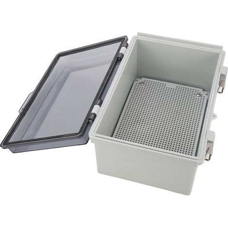 Boîte de jonction transparente étanche IP67, boîtier de distribution électrique en ABS, 290 x 190 x 140 mm (1/5)