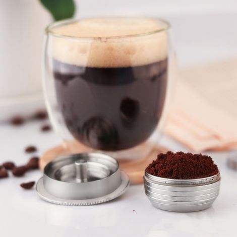 Wiederbefüllbare G2-Kaffeekapseln, PVC-Kaffeefilter mit Barcode, wiederverwendbares Kaffeewerkzeug (1/5)
