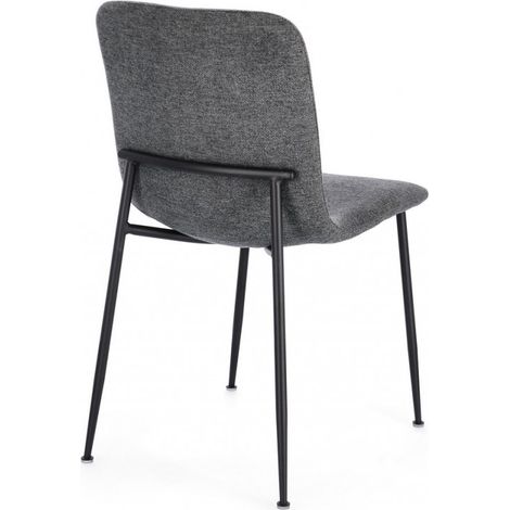 BIZZOTTO Sedia In Tessuto Rinas Grigio Scuro (1/5)