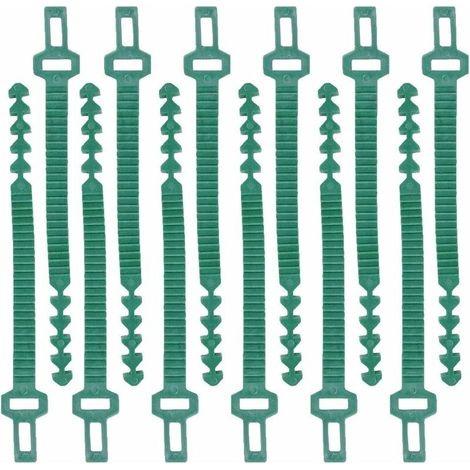 Lot de 2 tuteurs de 24 cm, élastiques souples et résistants, réglables et emboîtables, pour le jardin, les rosiers, les arbres et autres plantes. (1/5)
