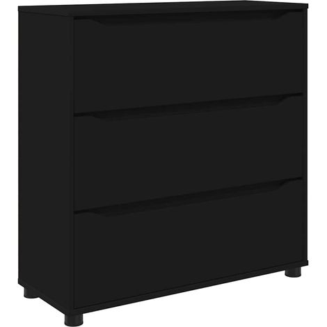 Armadio Nero 80 x 31 x 81 cm Legno multistrato vidaXL