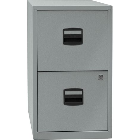 BISLEY, Classeur pour dossiers suspendus PFA, 2 tiroirs, (1/4)
