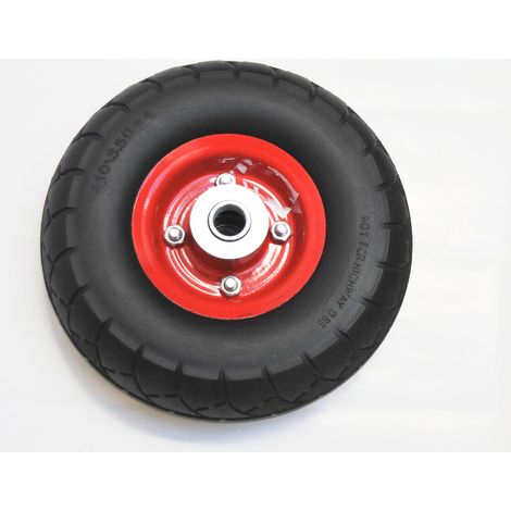 RUOTA CARRELLO CARRELLI CARRIOLA PORTAPACCHI PIENA POLIURETANO NERA 240x70 mm 559
