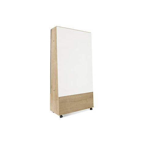 kaiserkraft  Lavagna bianca con rotelle NATURAL  versione BASIC
