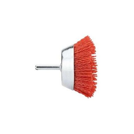 Cepillo Taza Abrasivo Nylon Basto Rojo 50 B BELLOTA 50826 (1/5)