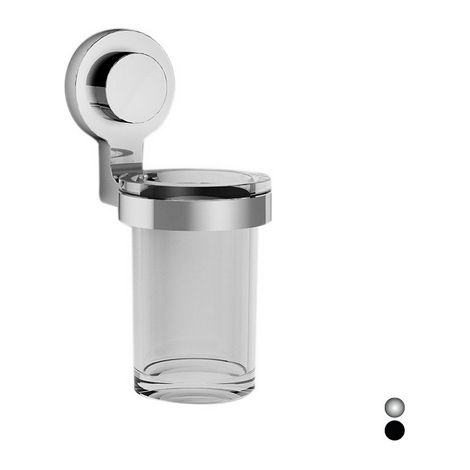 PORTA BICCHIERE KISSY- Cromo cm 7,6 x h.17,8 x 12- KOEMO- pezzi 1