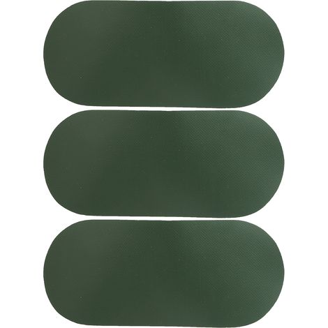 Kit de réparation avec 3 patchs en PVC auto-adhésifs pour bateaux, bouées et piscines, pour colmater les petits trous et les fuites.-AquaForge (1/5)