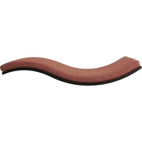Estantería de madera con forma de gato Wave de 95 cm, color rosa pastel oscuro, a la derecha. (1/5)