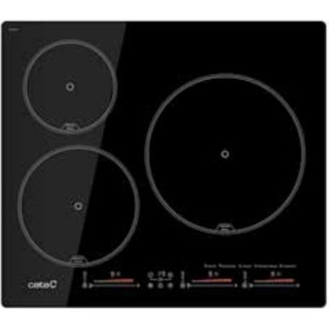Cata IBS 6303E2 MULTISLIDER - Vitroceramica Induccion 3 Zonas Coccion Ancho 59 Cm