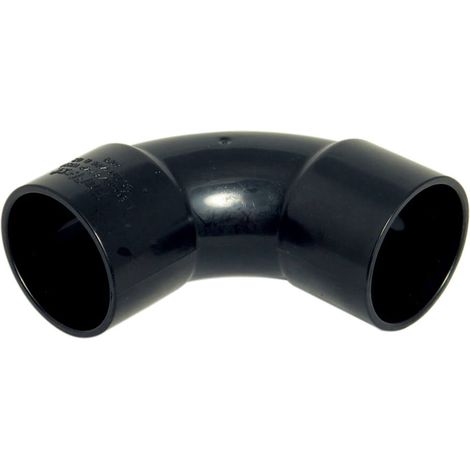 FloPlast ABS 92.5 Degree Bend 50mm Black - Pack of 10