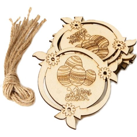 Décoration de Pâques pour la maison, bricolage, pendentif en forme d'œuf (1/2)