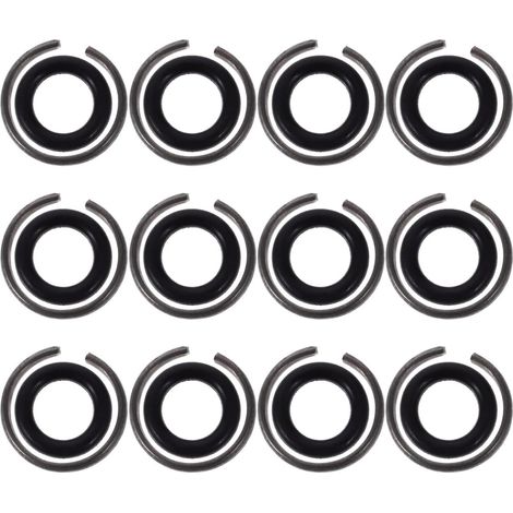 Bagues De Retenue pour Clé À Chocs : 12 Ensemble 1/2 Bague De Retenue pour Clé À Chocs avec Joint Torique pour À Pneumatique (1/5)