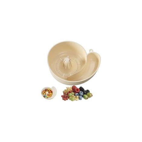 Macchina automatica per la pulizia di frutta e verdura, cestello scolapiatti a forma di chiocciola, nuova ciotola di lavaggio e centrifuga 2025, bacinella portatile per lavare e scolare la frutta, per