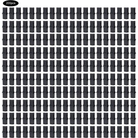 200 pièces pince de fixation de Film de serre accessoires de serre pour filet de Film plastique (1/5)