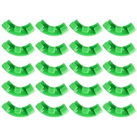 20 Pièces 90 Cintreuse De Plantes Kit De Manipulation De La Croissance des Plantes Support De Luminaire Mural Liens Végétaux Porte-Tige Plastique Escalader Fournitures De Formation