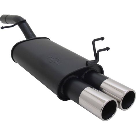 Silencieux Echappement Ford Fiesta MK6 01-08 - 2x76mm-27672702