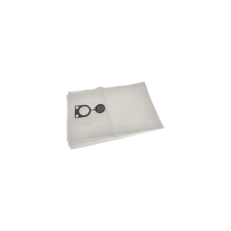 5x Sacs compatible avec Spit AC1600 (25 liter) aspirateur - microfibre non tissée, 66cm x 40cm blanc (1/4)