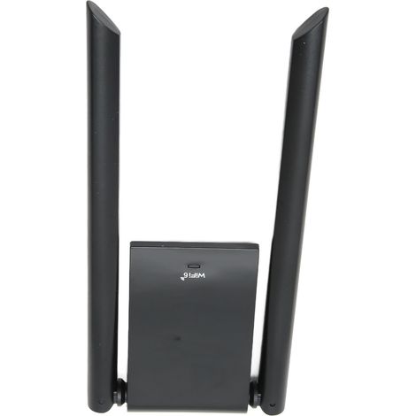 Adaptateur USB WiFi 6 AX1800 Double Bande 2,4GHz/5GHz 1800Mbps avec 2 Antennes 5dBi pour Windows 11/10, WPA3 (1/5)
