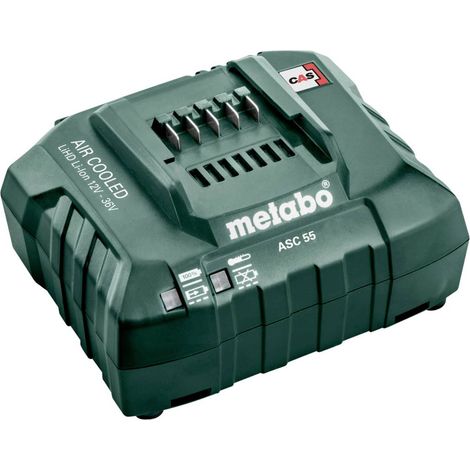 Chargeur pour électroportatif 12V 14,4V 18V 36V – Compatible avec batteries lithium METABO Li-Power – Charge rapide et sécurisée