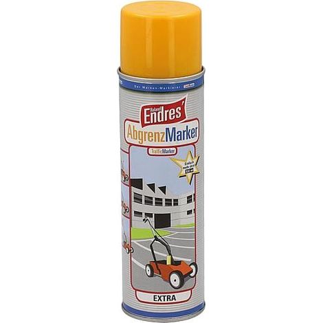 Spray de marquage jaune Marqueur de délimitation 600ml en aérosol adapté aux 4 roues 83 004 25 (1/2)