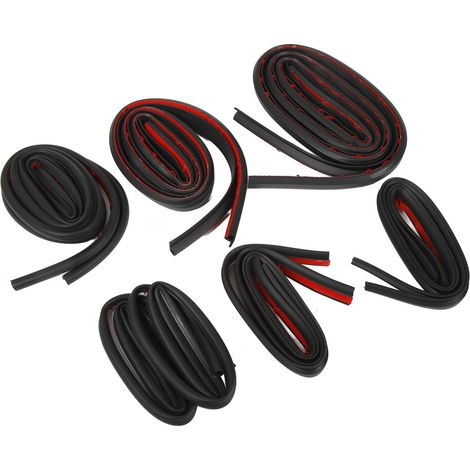 6 Bandes d'étanchéité en caoutchouc pour voiture Tesla Model 3, réduction de bruit, insonorisation, joint de coffre, kit de remplacement (1/5)