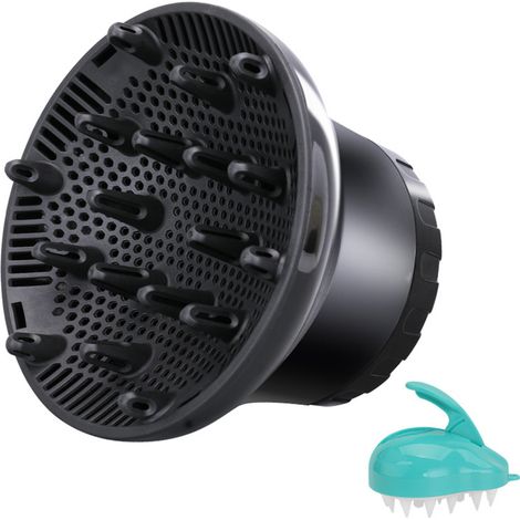 Diffuseur Cheveux - Universel Pour Séchoirs Avec Embout 3,5 À 6,6 cm - Pour Boucles Et Vagues - 1 Pièce (1/3)