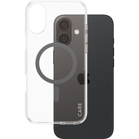 Care by PanzerGlass Flagship Case iPhone 16 Plus 6,7" schwarz/schwarz MagSafe 1347