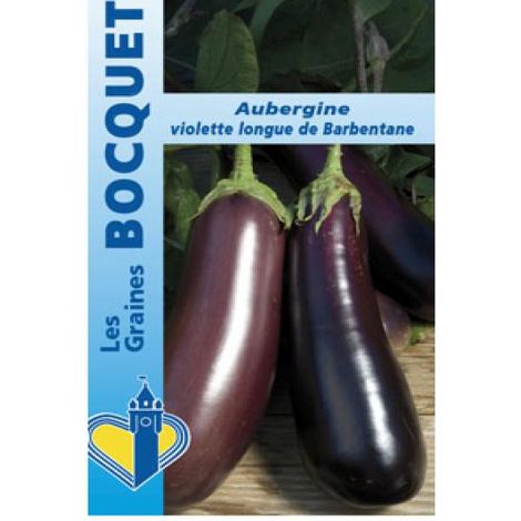 Aubergine 'Violette de Barbentane' le sachet de 400 graines (2g) (1/2)