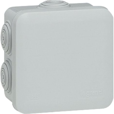 IP55 Anschlussdose 65x65x40 mm grau LEGRAND