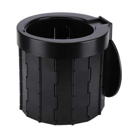 Toilettes de camping portables, siège WC pliant mobile pour extérieur, randonnée, voyage, circulation (1/3)