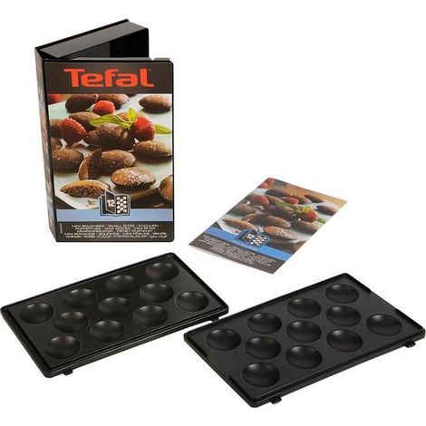 Tefal Snack Collection Mini-Bisschplatten Schwarz Aluminium (1/5)