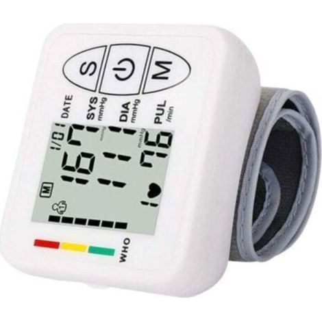 Pair - tensiomètre intelligent et précis,Tensiomètre électronique professionnel pour bras supérieur, détection automatique de l'hypertension, de l'arythmie, du pouls, brassard réglable, blanc (1/5)