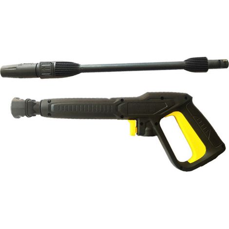 Pulvérisateur et pistolet de pulvérisation compatibles avec les nettoyeurs haute pression Kärcher K2, K3, K4, K5, K6 et K7, compatible avec le pulvérisateur d'eau à raccord rapide Kärcher. (1/2)