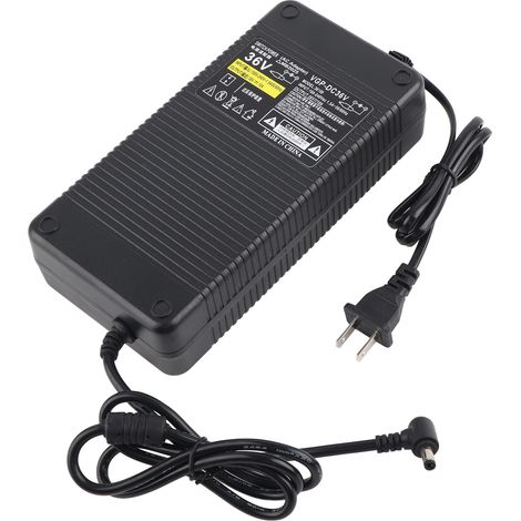 Alimentation à découpage 36V 10A, adaptateur secteur avec contrôle de distribution, prise US 100-240V pour chargeur (1/5)