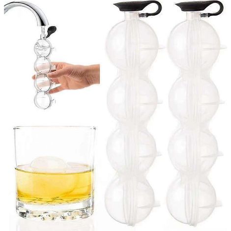 Moules à glaçons sphériques, moules à glaçons ronds, outils de cuisine pour la maison et le bar, les fêtes, le whisky et les cocktails, moules à glace maison (1/5)