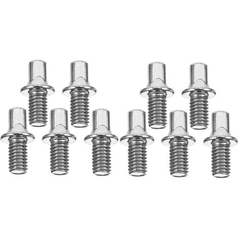 10pièces Vis De Pédale De Batterie Écrous à Tête Carrée Fixations Stables Pour Drums Remplacement Sécurisé Pour Pédales De Grosse Caisse (1/5)