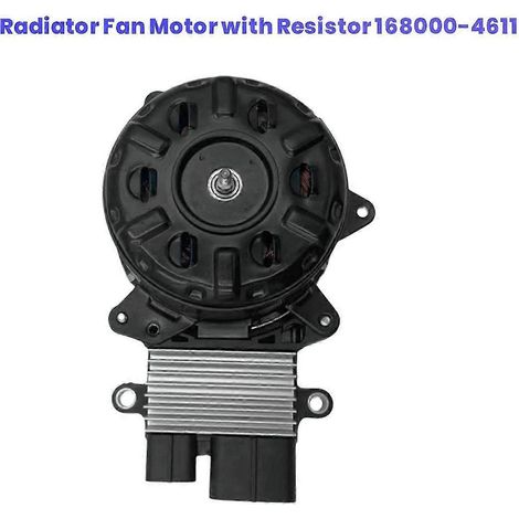 Motor del ventilador del radiador del coche con resistencia 168000-4611 para Mitsubishi GRANDIS 2.4 NA4W 1680004611 Motor C