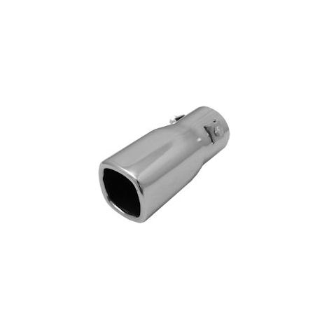 Embout echappement carré 781.3 pour sortie 38-50 mm