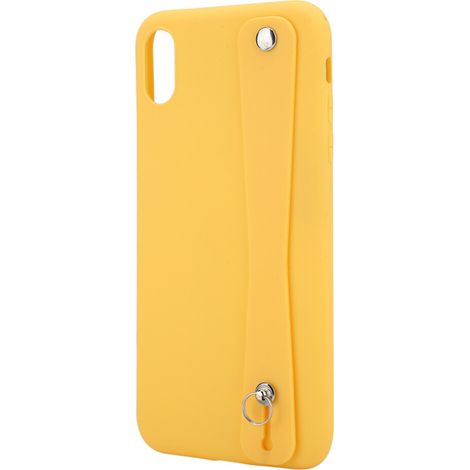 Une coque intérieure souple en microfibre pour iPhone Xs Max, fabriquée en silicone liquide de qualité supérieure résistant aux empreintes digitales, offrant une protection intégrale et des bords suré (1/2)