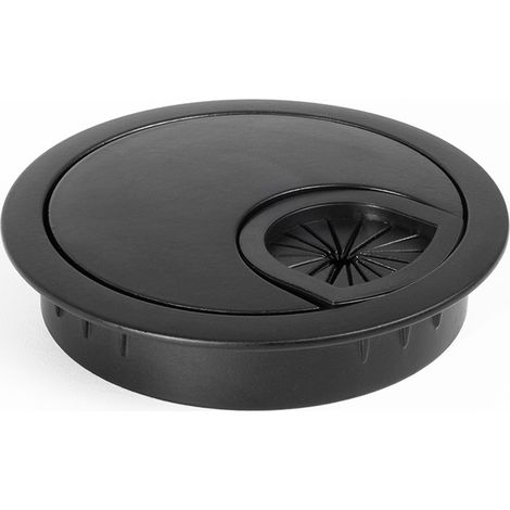HERRAJES ALK pasacable zmk palma ø60 h13,5 negro , 0UNIDADES